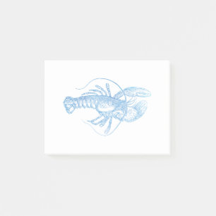 Blue Lobster Post-it Notes