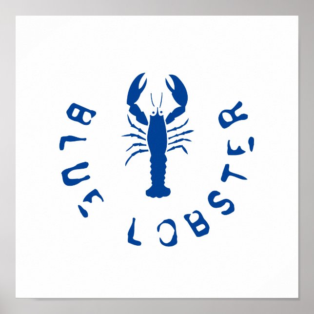 BLUE LOBSTER POSTER (Front)