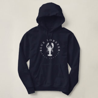 Blue Lobster Real Estate Button Hoodie