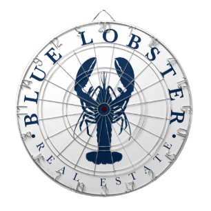 Blue Lobster Real Estate Dartboard