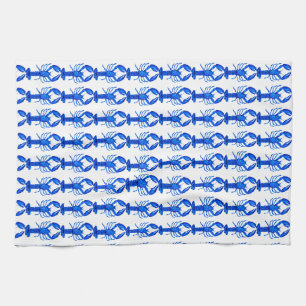 Blue Lobster Tea Towel