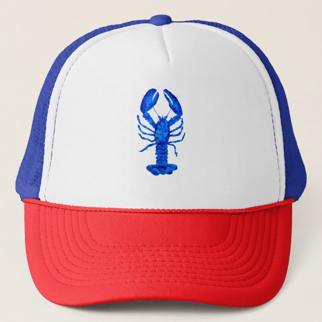 Blue Lobster Trucker Hat (Front)
