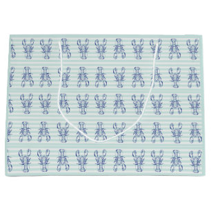  Blue Lobsters Large Gift Bag