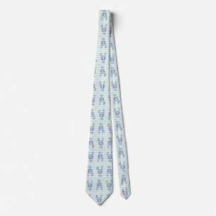 Blue Lobsters Tie