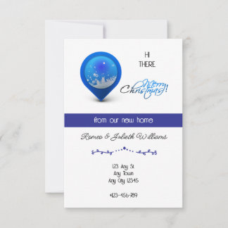 Blue Location New Home Announcement