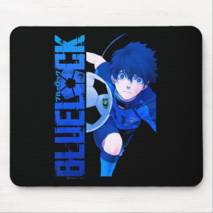 Blue Lock Blue Soccer Ll Split Panels Mouse Pad