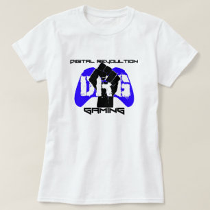 Blue Logo T-Shirt: Women's White T-Shirt