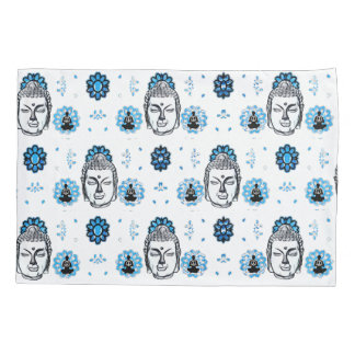 Blue Lotus Buddha Pillowcases, Standard Size Pillo Pillowcase