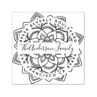Blue Lotus Mandala Family Name Return Address