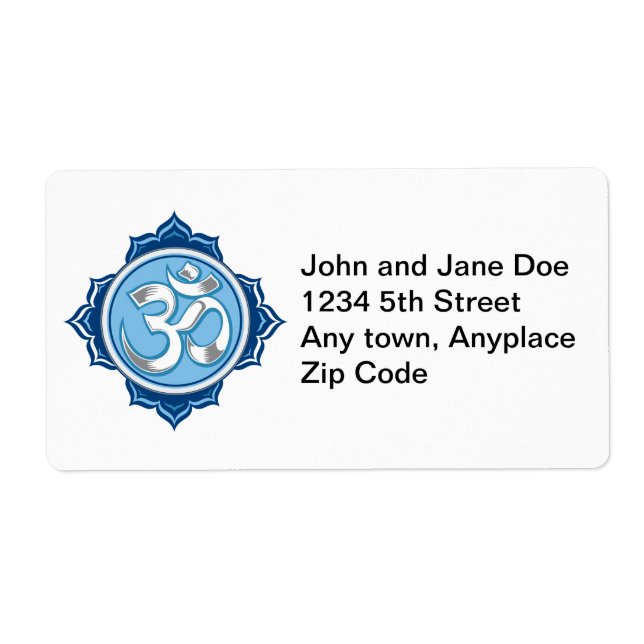 Blue Lotus Om (Front)