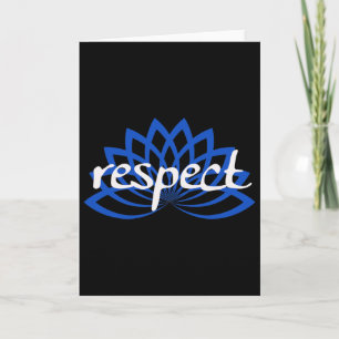 Blue Lotus Respect Card