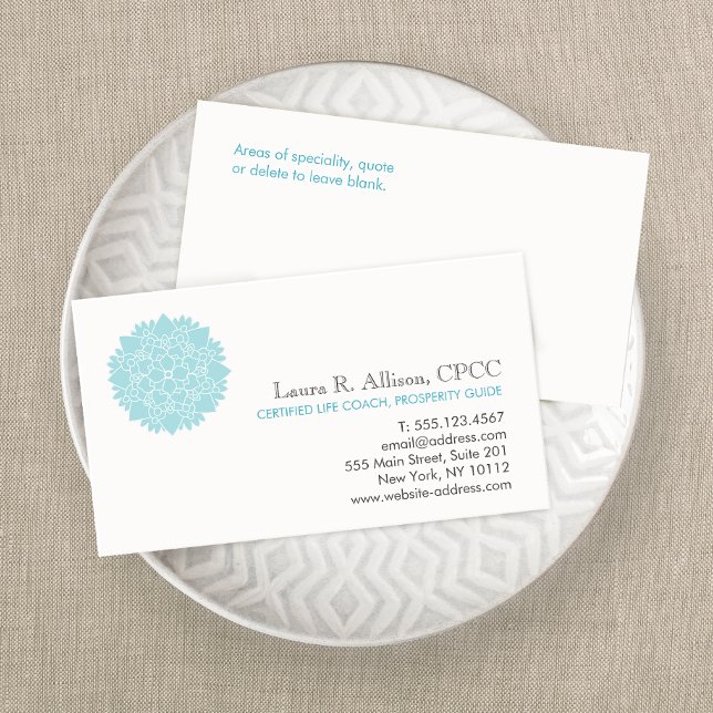 Blue Lotus Wellness and Healing Arts Business Card (Creator Uploaded)