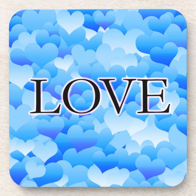 Blue Love Coaster (Front)