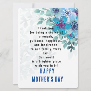 Blue Lover Flat Greeting Card