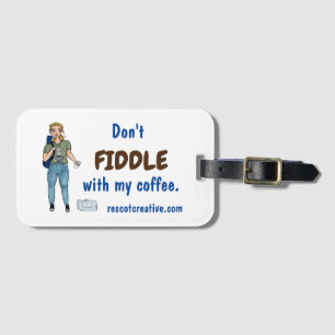 Blue Luggage Tag