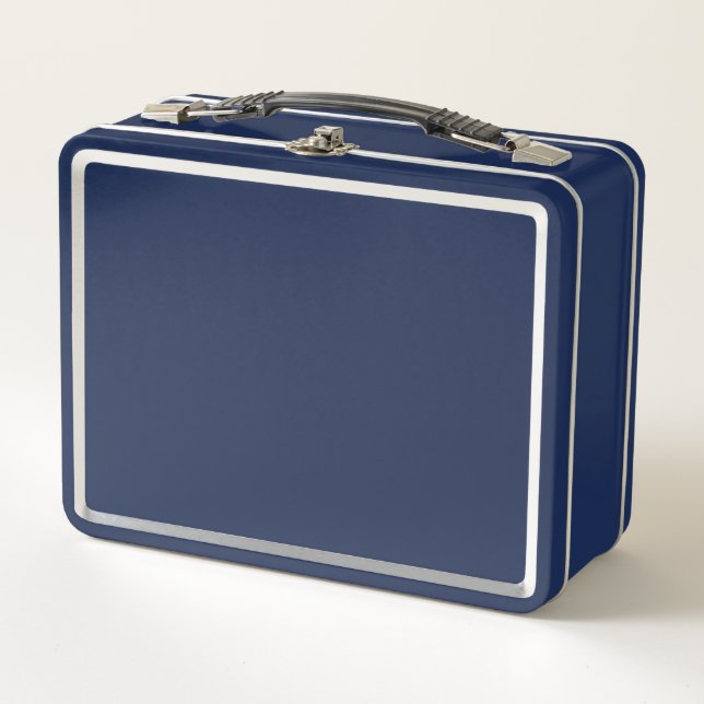 Blue Lunch Boxes | Durable Leak-Proof Bento Style  (Front)