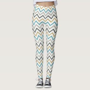 Blue luxury leggings