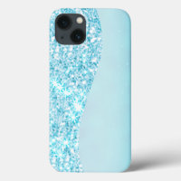 Blue Luxury Modern gradient galaxy glitter star