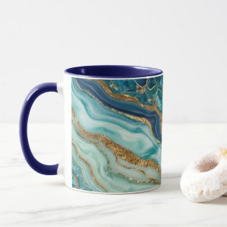 Blue luxury Mug