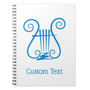Blue Lyre Notebook