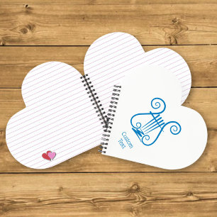 Blue Lyre Notebook