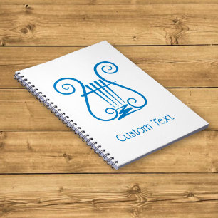 Blue Lyre Notebook