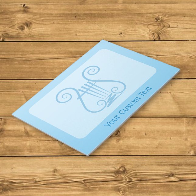 Blue Lyre Notepad (Creator Uploaded)