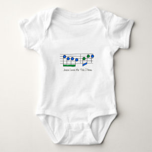 Blue Lyrics Baby Bodysuit