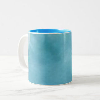 Blue M Two-Tone Coffee Mug