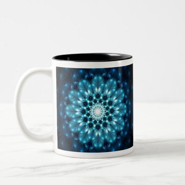 Blue Madala Two-Tone Coffee Mug (Left)