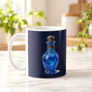 Blue Magic Potion Bottle Fantasy Mug