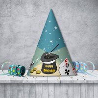 Blue Magic Show Kids Happy Birthday