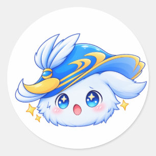 Blue Magical Character Sticker