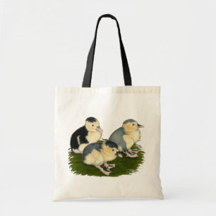 Blue Magpie Ducklings Tote Bag