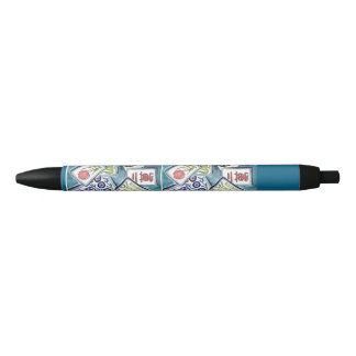 Blue Mahjong Tile Pen