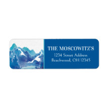 Blue Majestic Mountain Bar Mitzvah Address