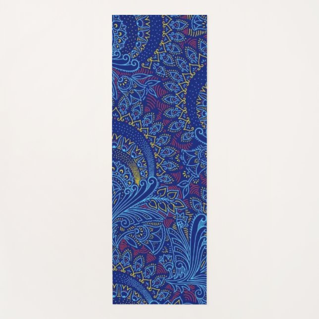 Blue Majesty Yoga Mat (Front)