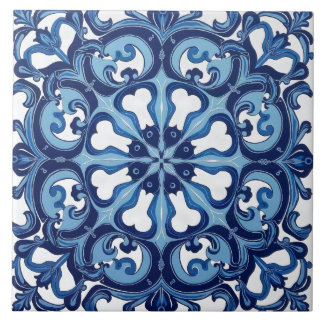 Blue Majolica Mediterranean ceramic tile