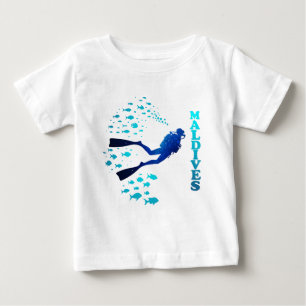 Blue Maldives Baby T-Shirt