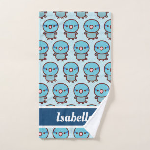 Blue male Pacific parrotlet Hand Towel