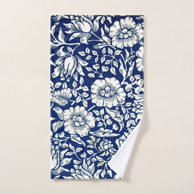 Blue Mallow Hand Towel (Hand Towel)