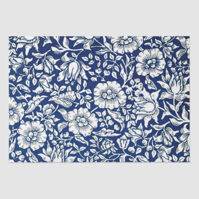 Blue Mallow Tissue Paper (Front)