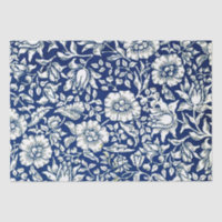 Blue Mallow, vintage pattern by William Morris  Wr