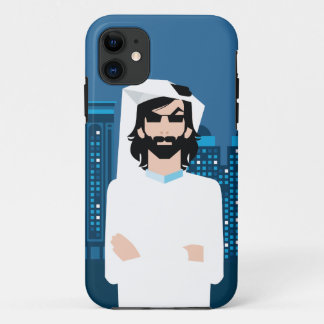 blue man iPhone 11 case