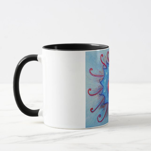 Blue Mandala Combo Mug (Left)