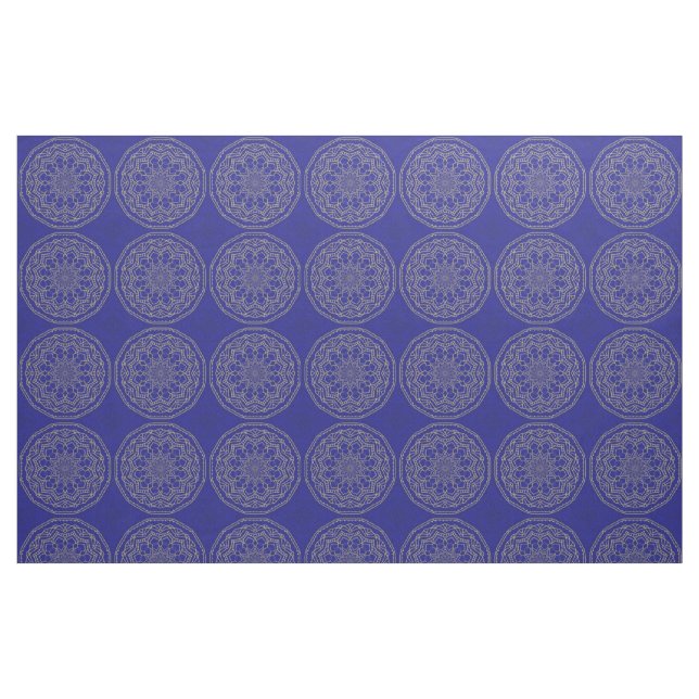 Blue Mandala Fabric (Fat Quarter)