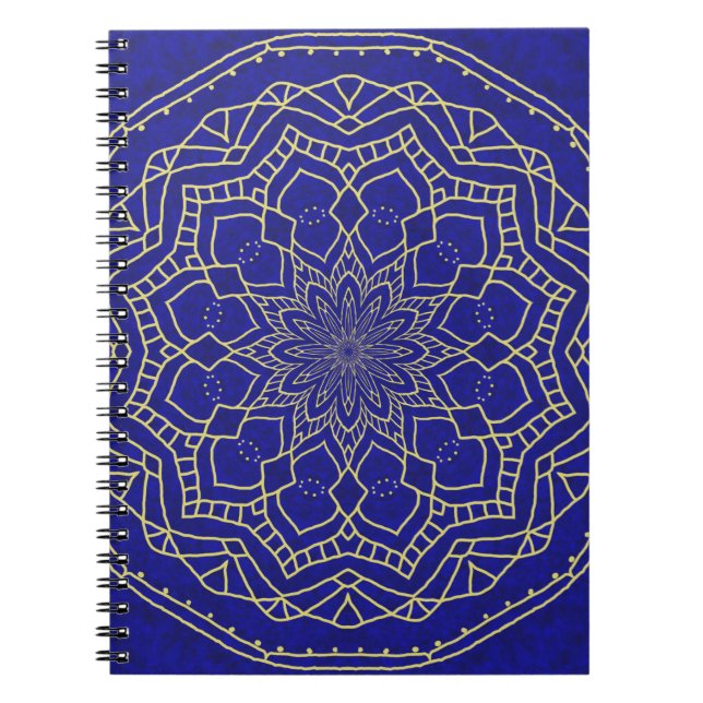 Blue Mandala Notebook (Front)
