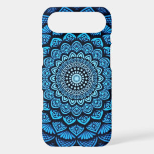 Blue Mandala Pattern iPhone Case – Boho Floral Pro