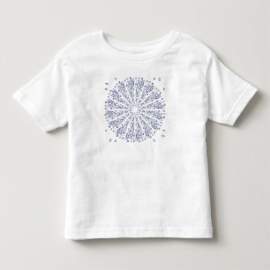 Blue mandala pattern toddler T-Shirt