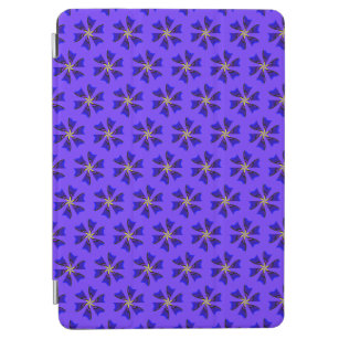 Blue mandala style pattern motif iPad air cover